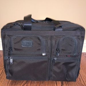 Tumi Alpha Wheeled Deluxe Expandable Briefcase